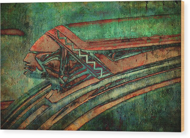 Car Wood Print featuring the digital art The Chief by Greg Sharpe