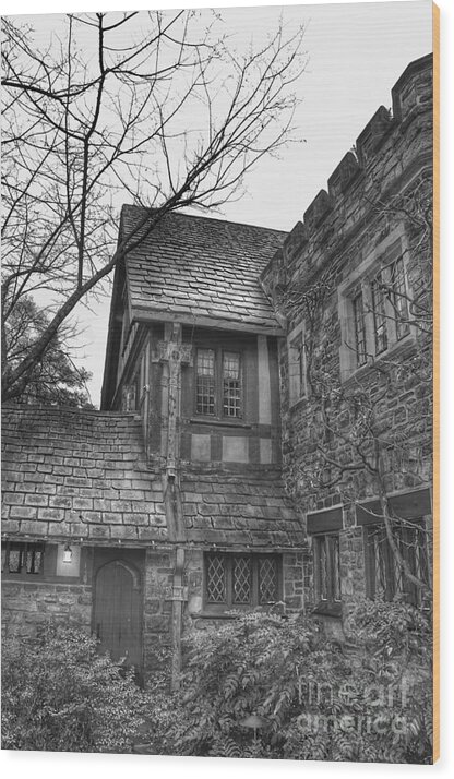 Annex Wood Print featuring the photograph Annex at Ringwood Manor by Christopher Lotito
