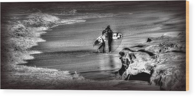 Laguna Surfing Wood Print featuring the photograph Getting Ready #1 by Craig Incardone