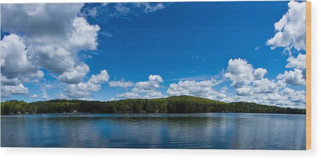 Lovell Lake Wood Print featuring the photograph Lovell Lake Afternoon by Rockybranch Dreams