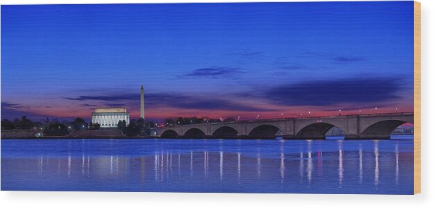 Abe Wood Print featuring the photograph Morning Along The Potomac by Metro DC Photography