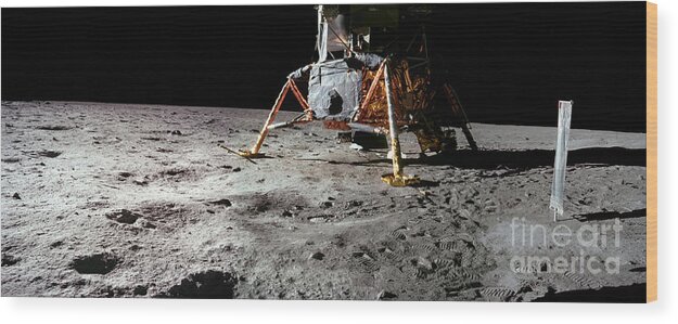 Nasa Wood Print featuring the photograph Apollo 11 Lunar Module by Nasa