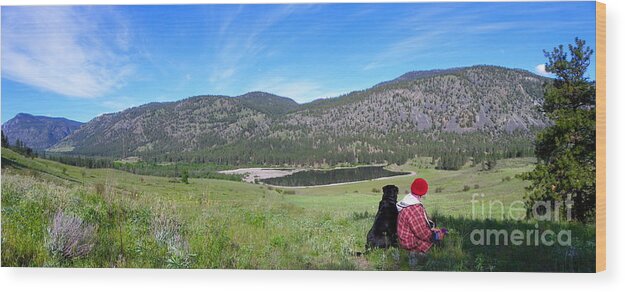 Lake Wood Print featuring the photograph Best Friends by KD Johnson