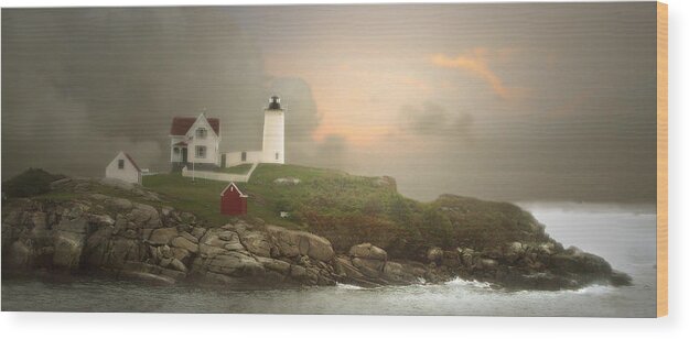 Light House Wood Print featuring the photograph Light House by Marilyn Marchant