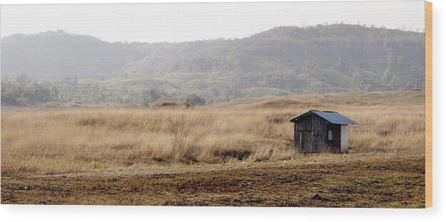 #abandonedhome #cherrapunji #home #india #meghalaya Wood Print featuring the photograph Abandoned by Niku Sarmah