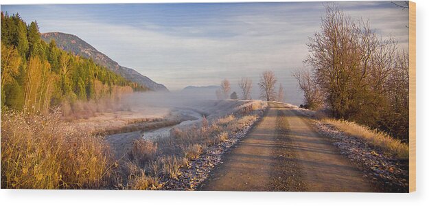 Kootenai Game Preserve Wood Print featuring the photograph Auto Tour by Albert Seger