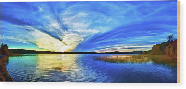 Maine Scenic Wood Print featuring the photograph For the Benefit of All by ABeautifulSky Photography by Bill Caldwell