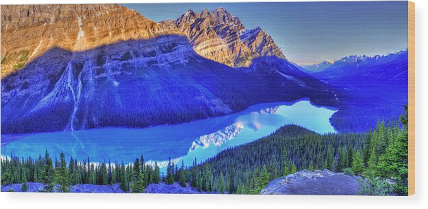 Lake Wood Print featuring the photograph Crystal Lake by Scott Mahon