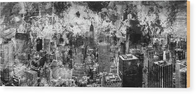 Empire State Building Wood Print featuring the photograph Gotham Castles by Az Jackson