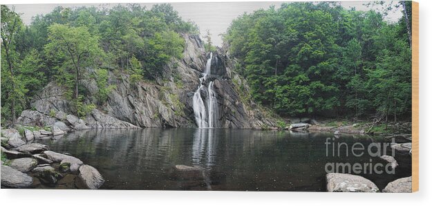 High Falls Conservation Area Wood Print featuring the photograph High Falls by Rick Kuperberg Sr