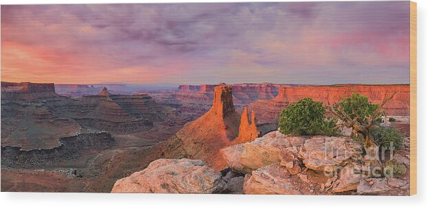 Majestic Wood Print featuring the photograph Marlboro Point, Utah by Henk Meijer Photography