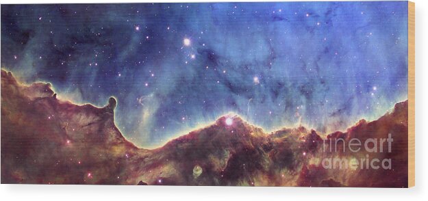 Star Wood Print featuring the photograph NGC 3324 Carina Nebula by Nicholas Burningham