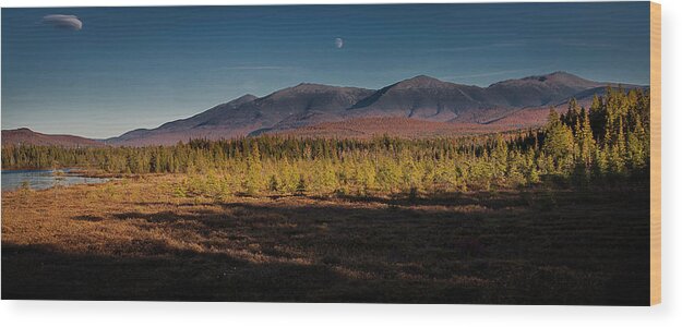 Fall Wood Print featuring the photograph Pondicherry Wildlife Refuge by Benjamin Dahl