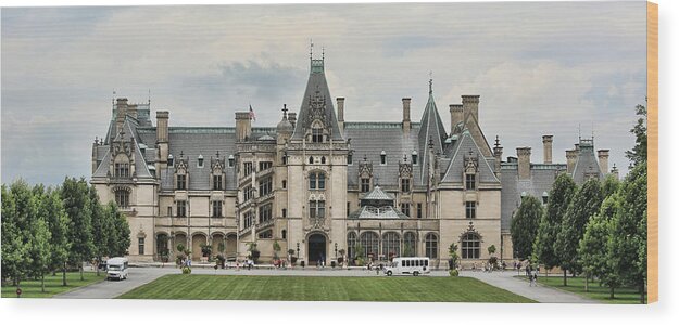 Biltmore Wood Print featuring the photograph The Biltmore Estate by Stephen Stookey