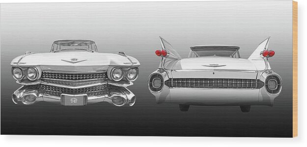 Cadillac Wood Print featuring the photograph The Fabulous '59 Cadillac by Gill Billington