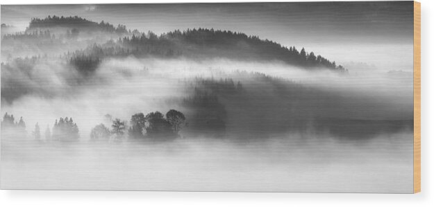Mist Wood Print featuring the photograph Sea ??of ??mist by Burger Jochen
