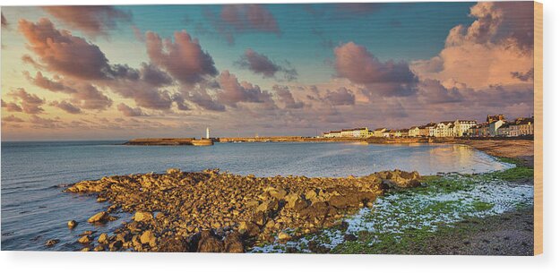 Andbc Wood Print featuring the photograph Donaghadee Evening by Martyn Boyd