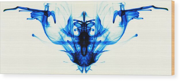 Abstract Wood Print featuring the photograph Sea creature by Sumit Mehndiratta