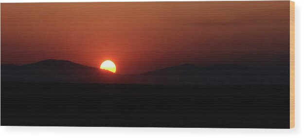 Sun Wood Print featuring the photograph Sun Dancing #1 by Whispering Peaks Photography