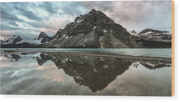 Horizontal Wood Print featuring the photograph Peaceful Reflection by Jon Glaser