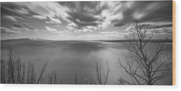 Cloud Wood Print featuring the photograph In Motions by Jon Glaser