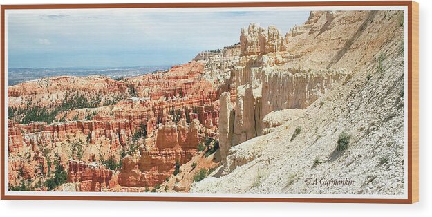 Bryce Canyon Wood Print featuring the photograph Bryce Canyon National Park, Utah #1 by A Macarthur Gurmankin