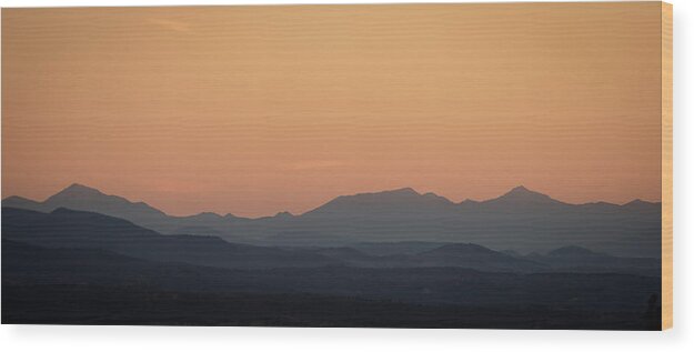 Rocky Wood Print featuring the photograph Looking West - 2592 by Jon Friesen