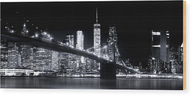 New York City Wood Print featuring the photograph Metropolis by Mark Andrew Thomas