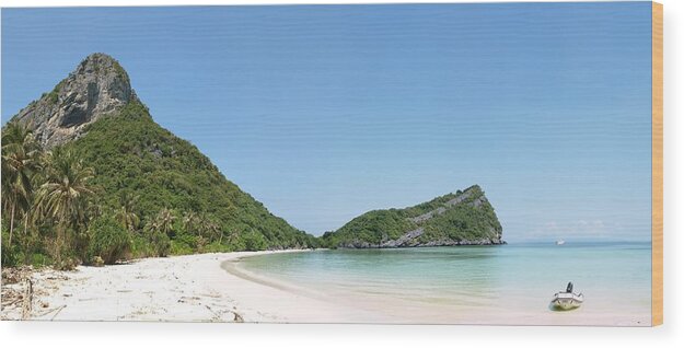 Tranquility Wood Print featuring the photograph Paradise Island by Steven Robiner