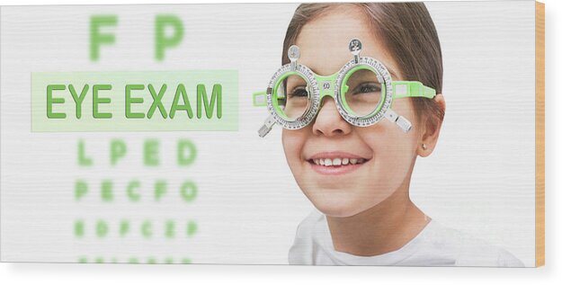 Eye Exam Wood Print featuring the photograph Eye Examination #40 by Peakstock / Science Photo Library