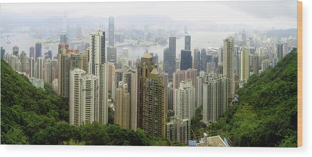 Tranquility Wood Print featuring the photograph The Peak, Hong Kong Island by Thank You For Dropping By, Shiesen. ;)