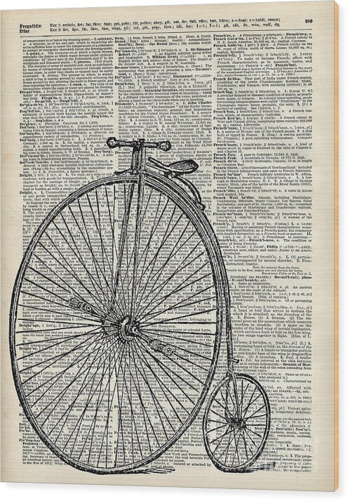 Vintage Penny Farthing bicycle by Anna W