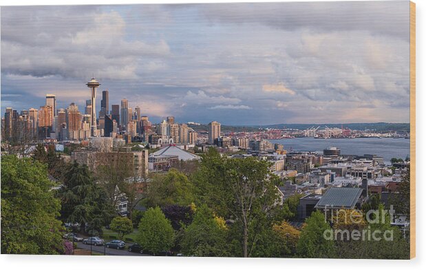 Seattle Wood Print featuring the photograph The Emerald City by Anthony Citro