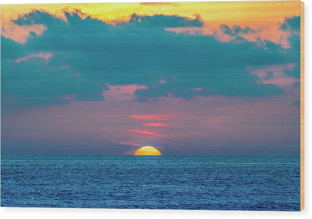 _earthscapes Wood Print featuring the photograph Mazatlan Sunsets #3 by Tommy Farnsworth
