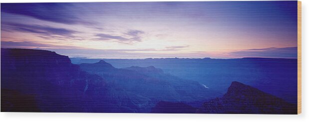 Photography Wood Print featuring the photograph Grand Canyon North Rim At Sunrise by Panoramic Images