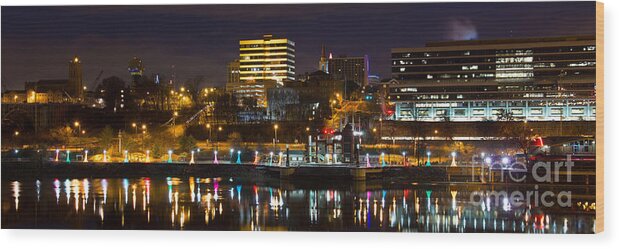 Knoxville Wood Print featuring the photograph Knoxville Waterfront by Douglas Stucky