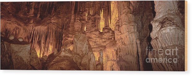 Geology Wood Print featuring the photograph Lehman Caves At Great Basin Np by Ron Sanford
