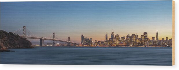 City Wood Print featuring the photograph San Francisco by 