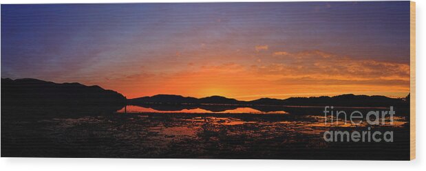 Lake Wood Print featuring the photograph Sunset by Beve Brown-Clark Photography