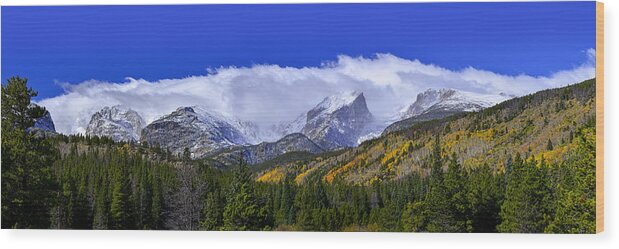Colorado Wood Print featuring the photograph The Guardians by Dustin LeFevre