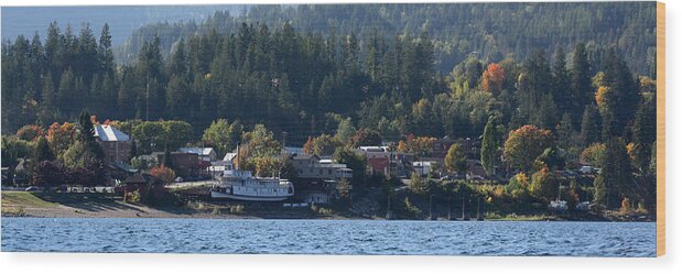 Kaslo Wood Print featuring the photograph Home Sweet Kaslo by Cathie Douglas