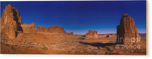 Arches National Park Wood Print featuring the photograph Arches National Park by Larry Carr