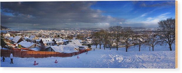 Winter In Inverness Wood Print featuring the photograph Winter in Inverness by Joe Macrae