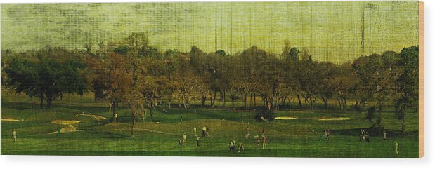Golf Wood Print featuring the photograph Links by Pete Rems