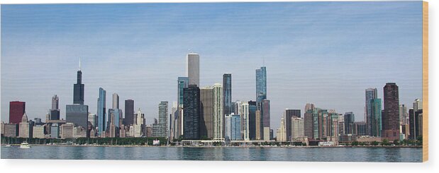 Skyline Wood Print featuring the photograph Skyline by D Plinth