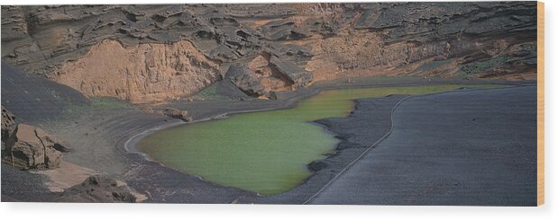 Timanfaya National Park Wood Print featuring the photograph Spain, Canary Islands, Lanzarote #1 by Martial Colomb