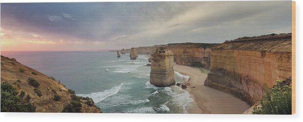 Tranquility Wood Print featuring the photograph Thetwelve Apostles by Photography By Maico Presente