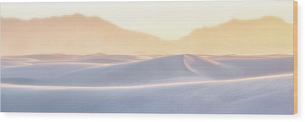 New Mexico Wood Print featuring the photograph Timeless Sands by Francesco Emanuele Carucci
