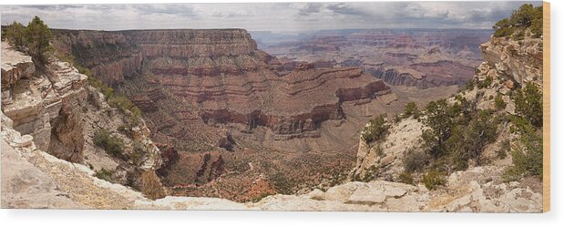 Grand Canyon Wood Print featuring the photograph Grand by Brad Brizek