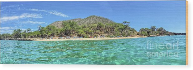 Little Beach Wood Print featuring the photograph LIttle Beach Maui by Chris Spencer